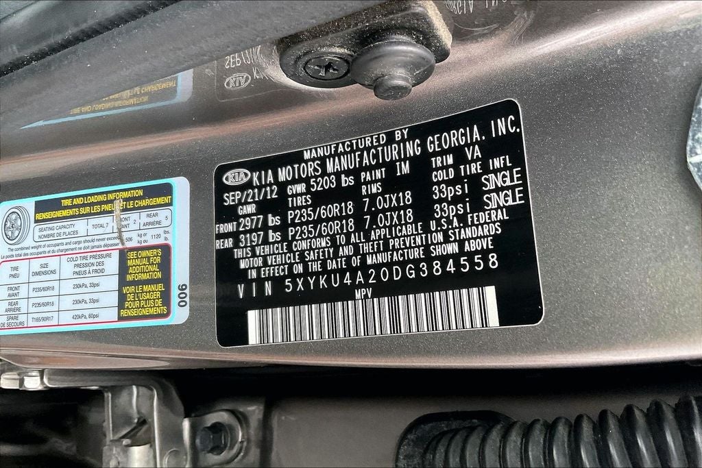 2013 Kia Sorento EX