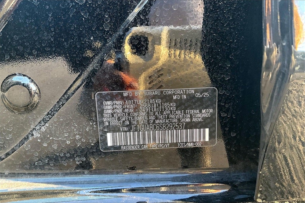 2025 Subaru Impreza CPO