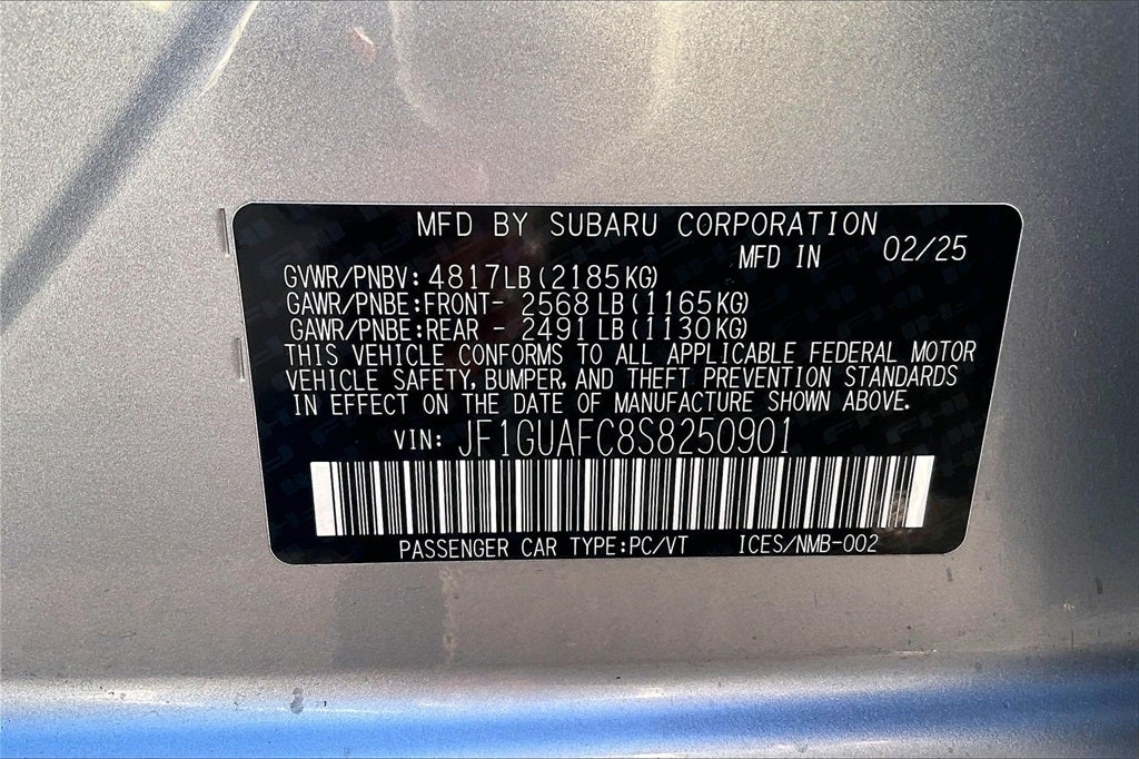 2025 Subaru Impreza Sport