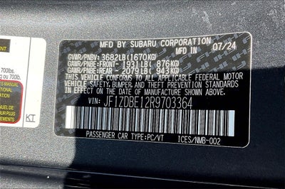 2024 Subaru BRZ Limited