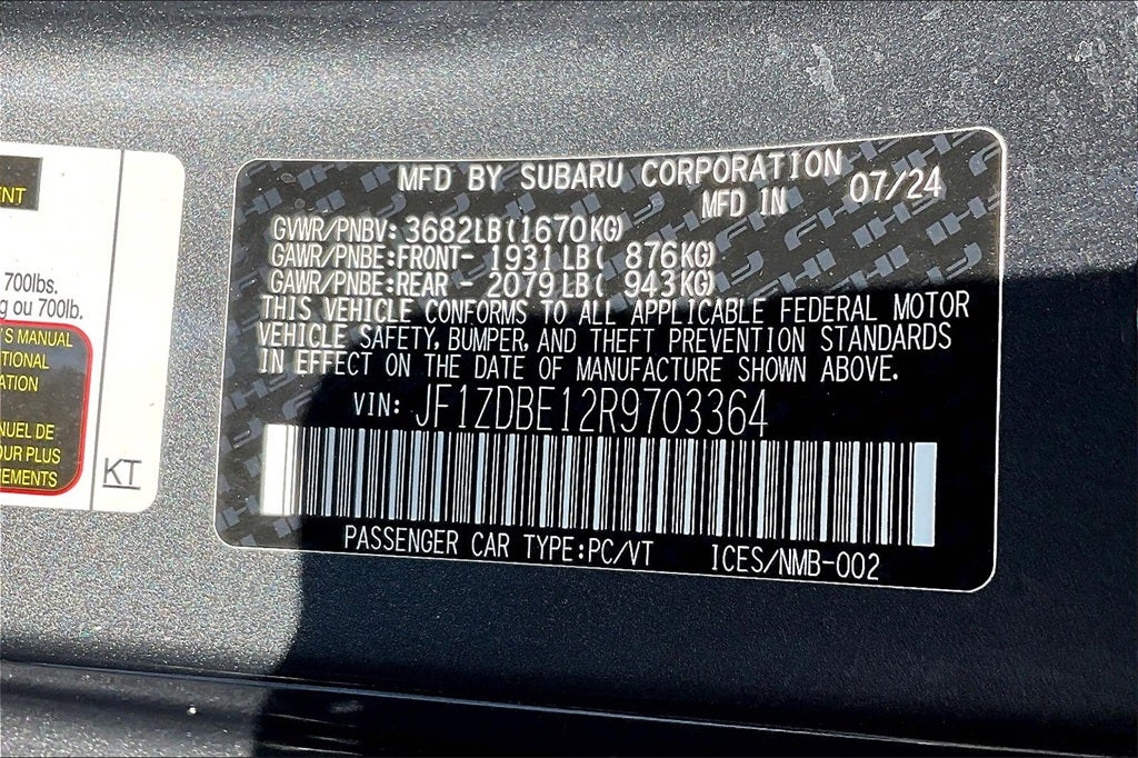 2024 Subaru BRZ Limited