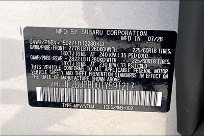 2026 Subaru Outback Premium