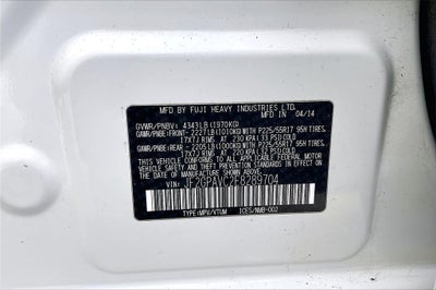 2014 Subaru XV Crosstrek 2.0i Premium