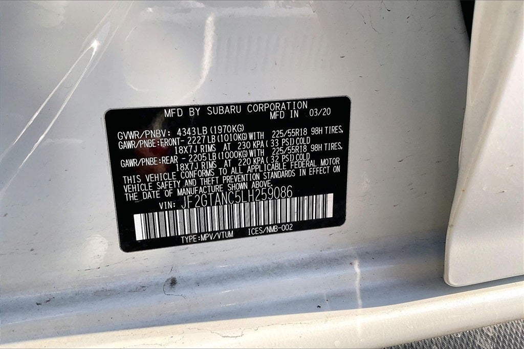 2020 Subaru Crosstrek Limited