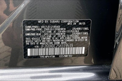 2025 Subaru Crosstrek Premium