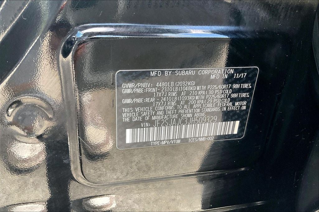 2018 Subaru Forester 2.5i Limited