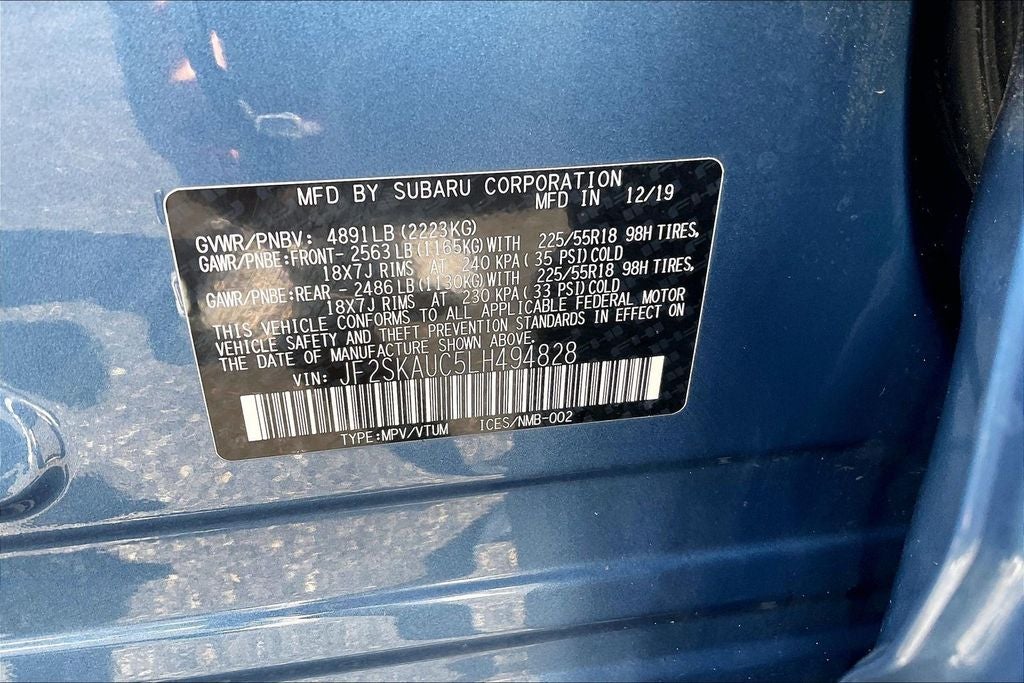 2020 Subaru Forester Limited