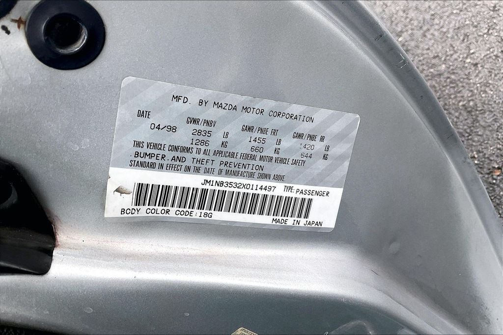 1999 Mazda Mazda Miata Base