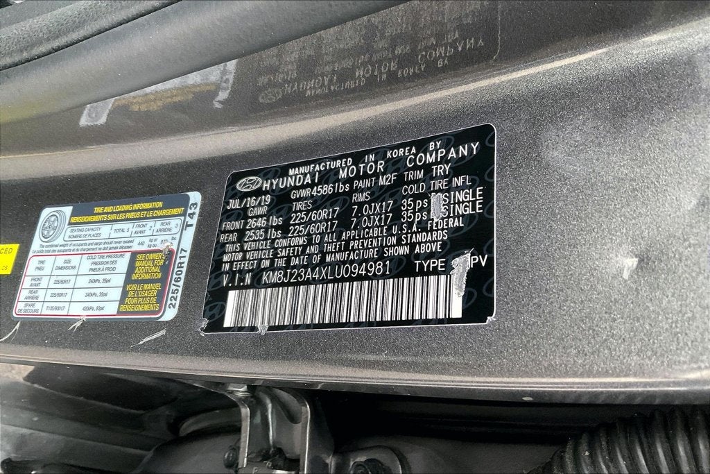2020 Hyundai Tucson SE