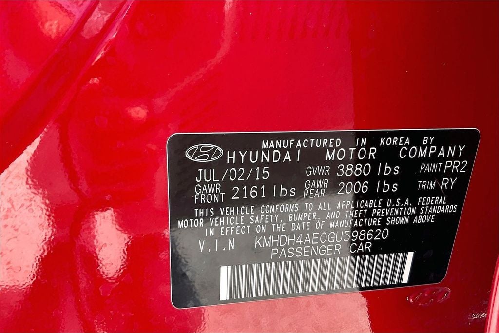 2016 Hyundai Elantra Limited