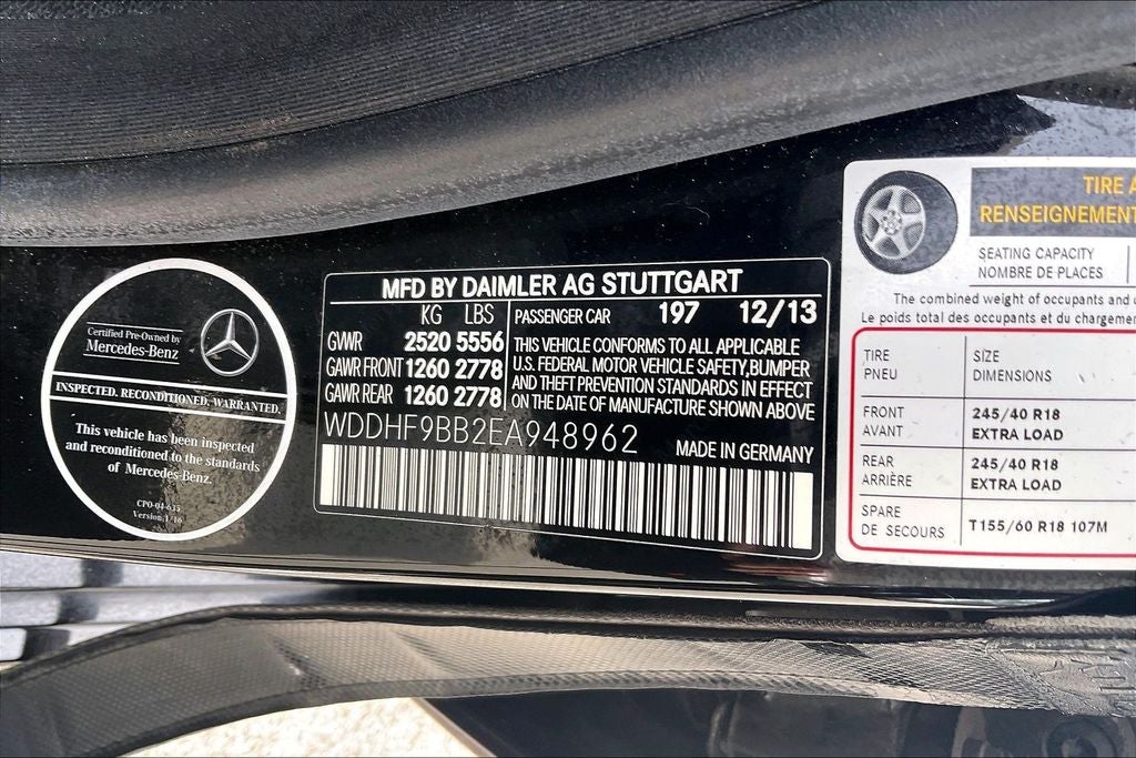2014 Mercedes-Benz E-Class E 550 4MATIC®