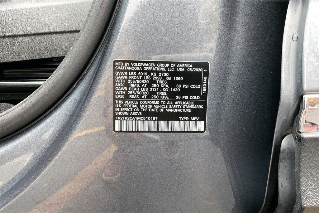 2021 Volkswagen Atlas SEL Premium
