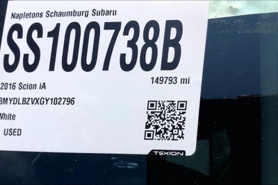 2016 Scion iA Base