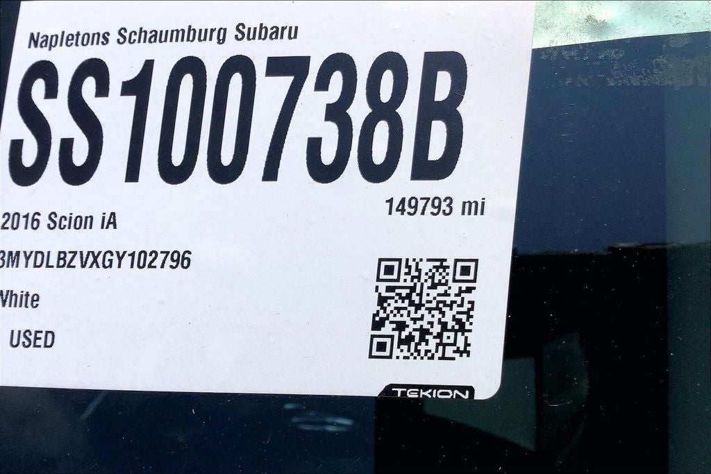 2016 Scion iA Base