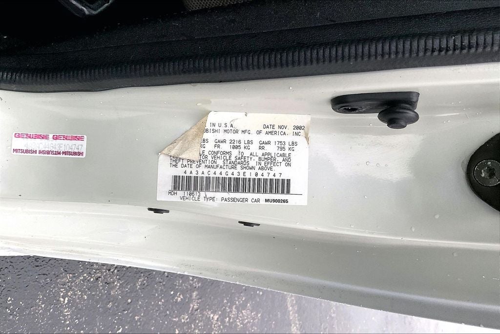 2003 Mitsubishi Eclipse GS