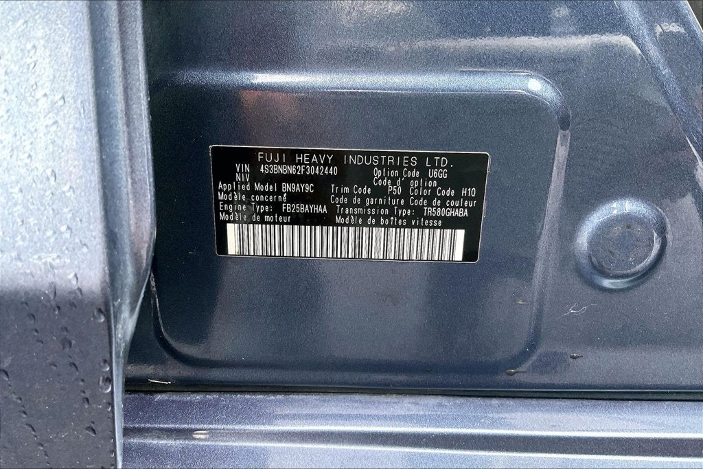 2015 Subaru Legacy 2.5i Limited