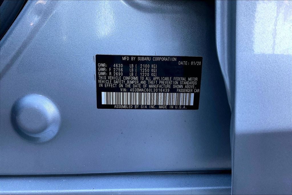 2020 Subaru Legacy Premium