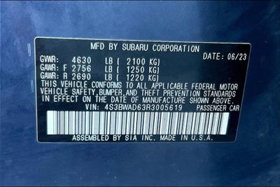 2024 Subaru Legacy Premium