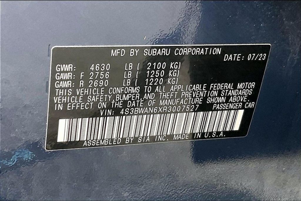2024 Subaru Legacy Limited