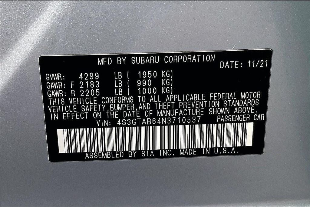 2022 Subaru Impreza Base