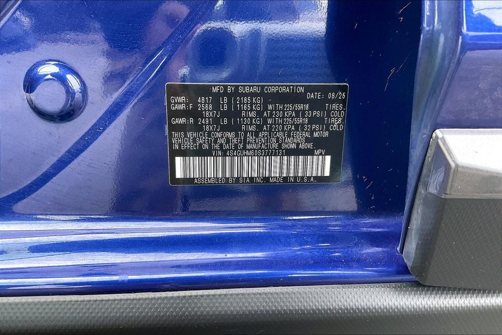 2025 Subaru Crosstrek Limited
