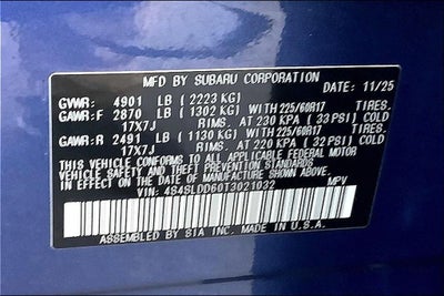 2026 Subaru Forester Premium