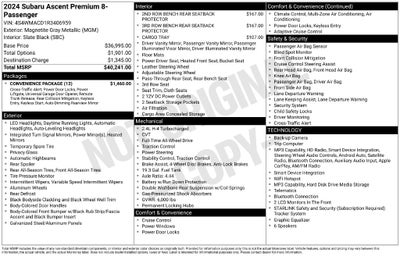 2024 Subaru Ascent Premium
