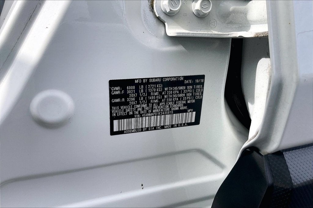 2019 Subaru Ascent Limited