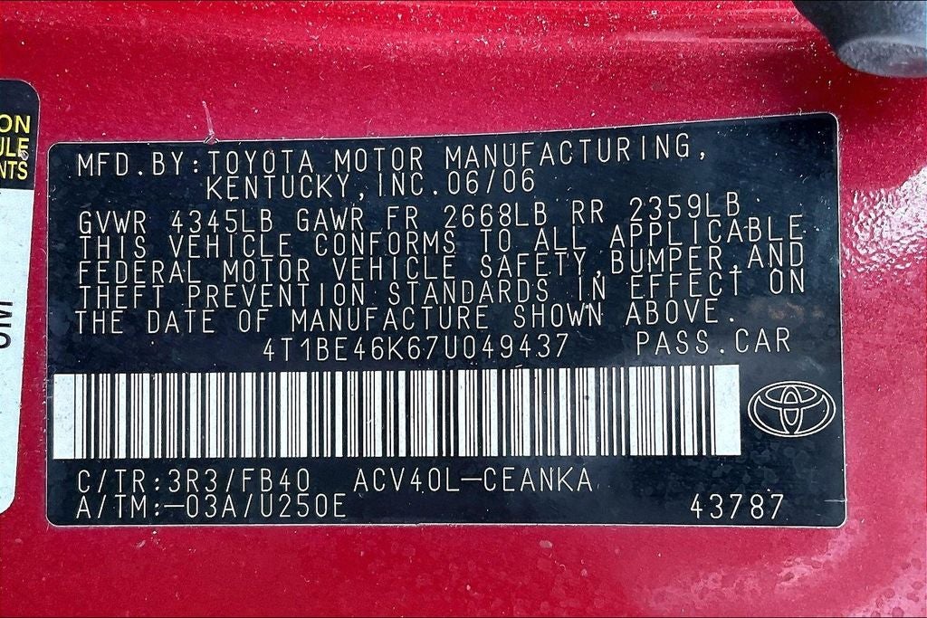 2007 Toyota Camry LE