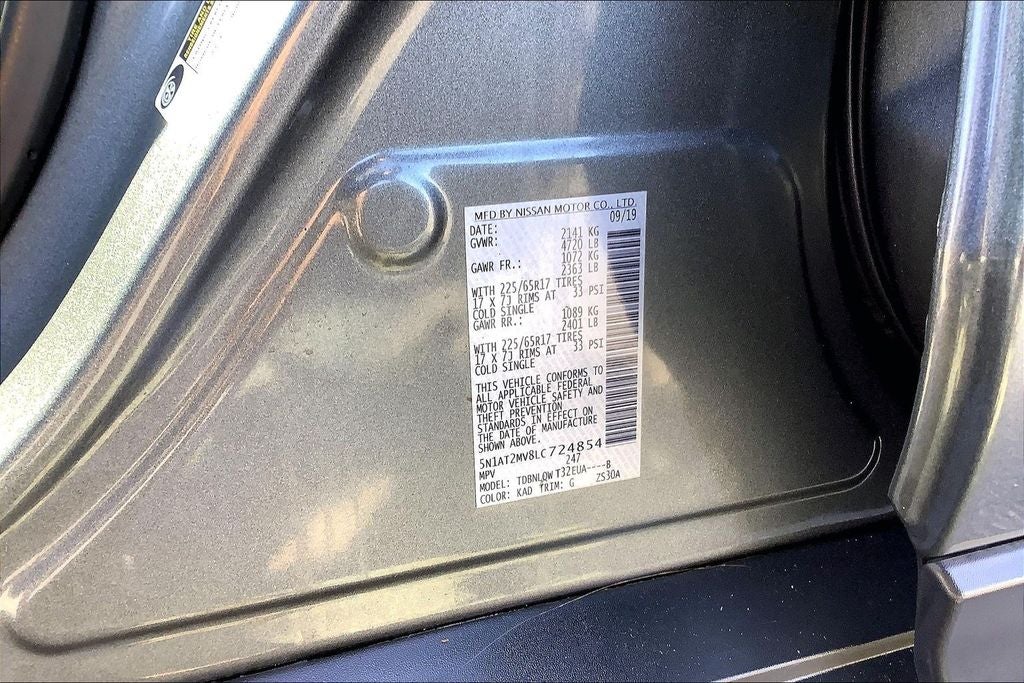 2020 Nissan Rogue SV