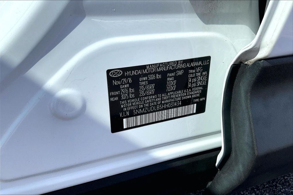 2017 Hyundai Santa Fe Sport 2.4 Base