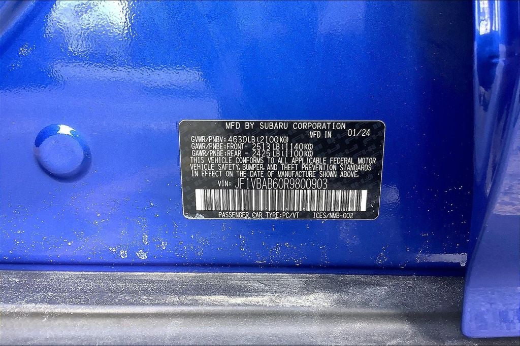 2024 Subaru WRX Base