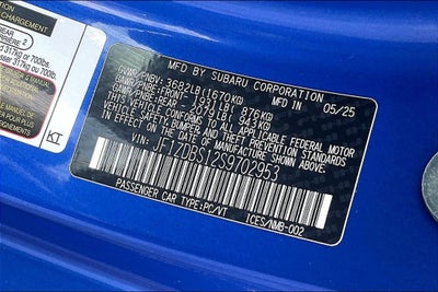 2025 Subaru BRZ tS