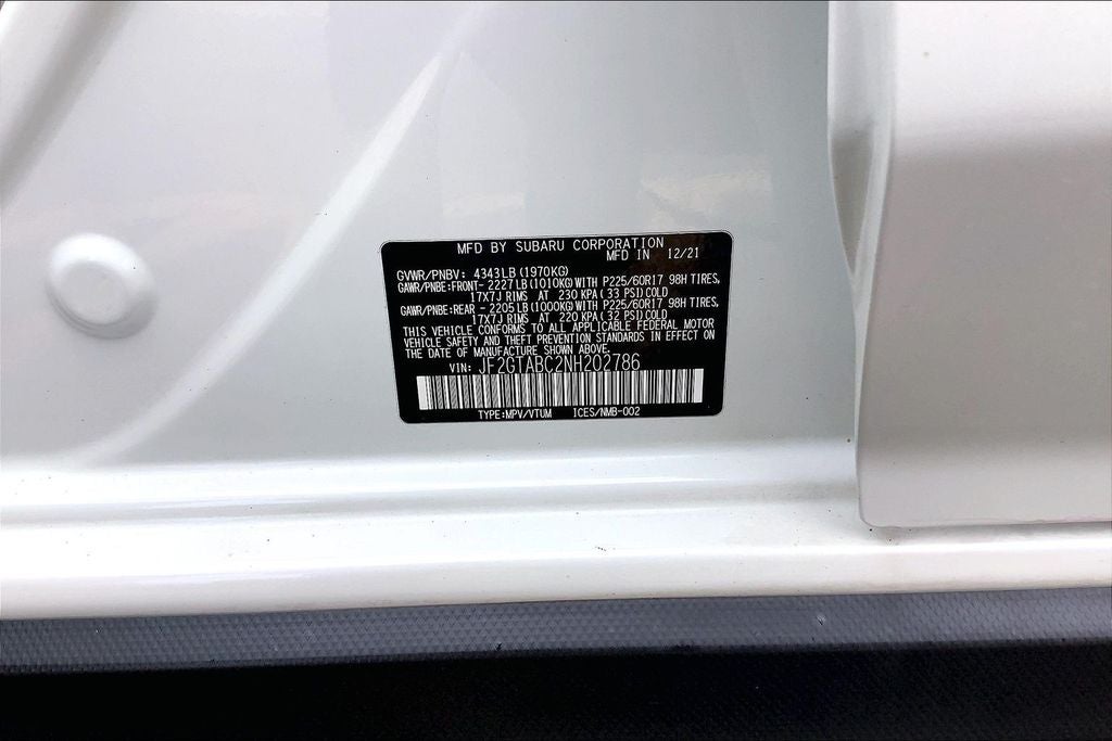 2022 Subaru Crosstrek Base