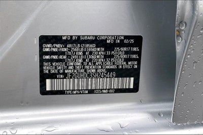 2025 Subaru Crosstrek Premium