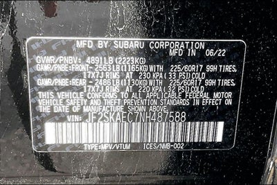 2022 Subaru Forester Premium