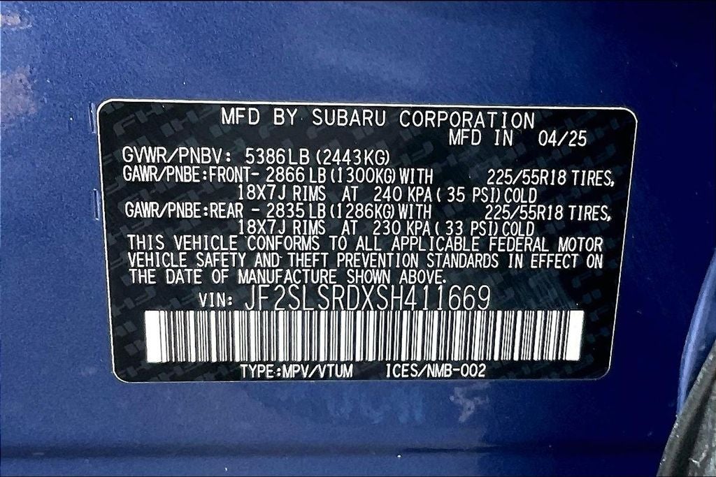 2025 Subaru Forester Hybrid Limited