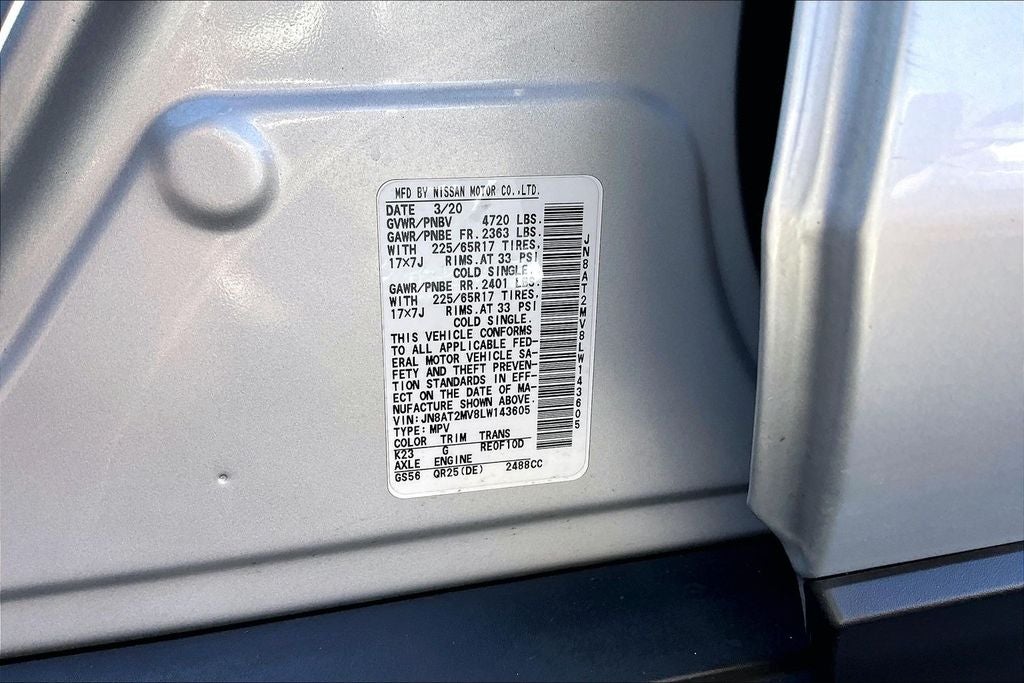 2020 Nissan Rogue SV