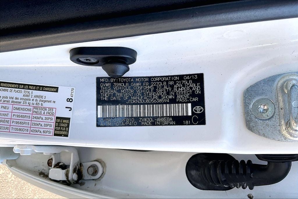 2013 Toyota Prius Two