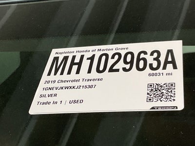2019 Chevrolet Traverse High Country