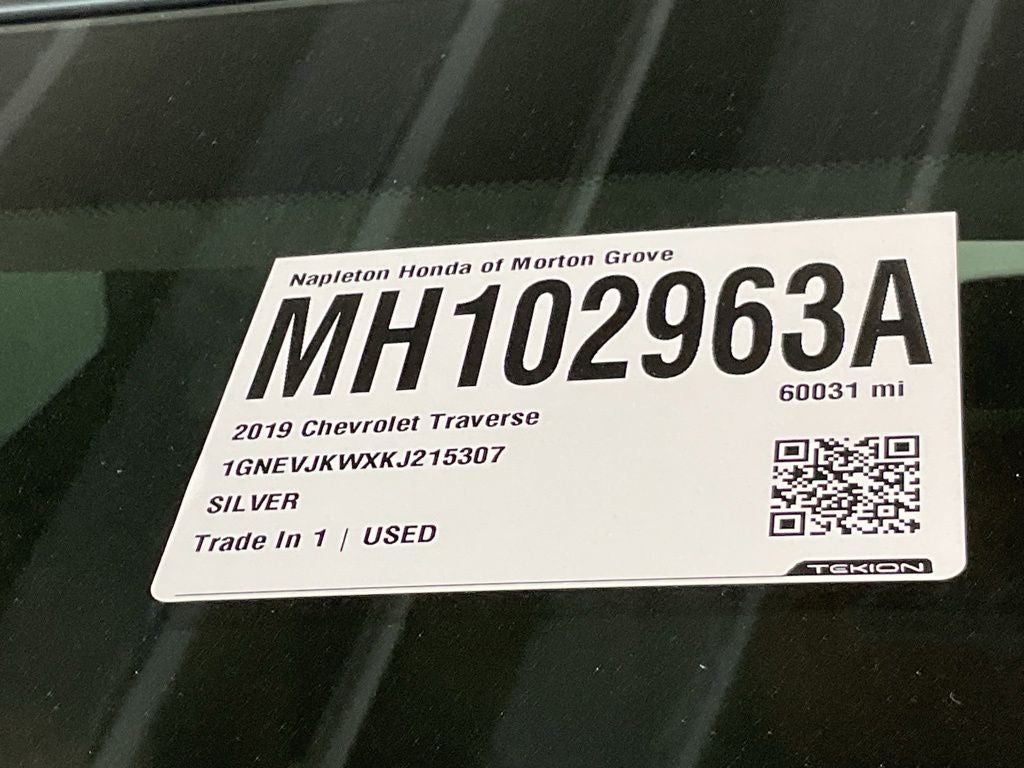 2019 Chevrolet Traverse High Country
