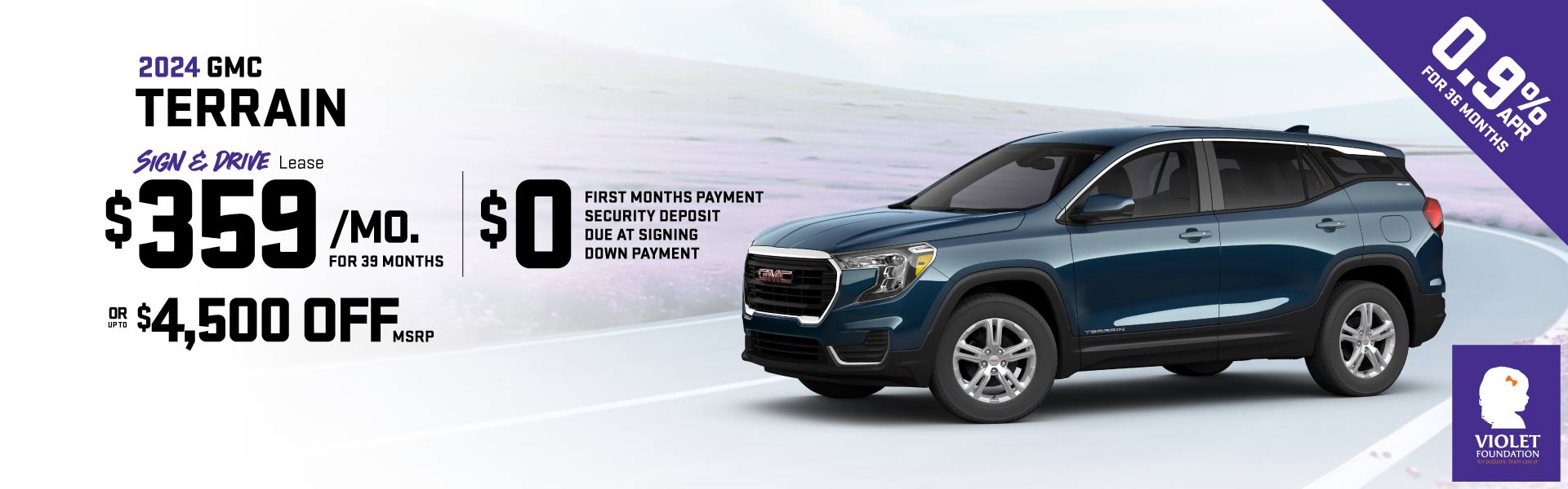 2024 GMC Terrain SLE AWD Sign & Drive Lease for $359/month f